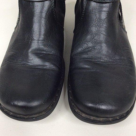 Great Northwest Tidal Wave Ankle Booties Boots Womens Size 8.5 Black Side Zip - Picture 3 of 12